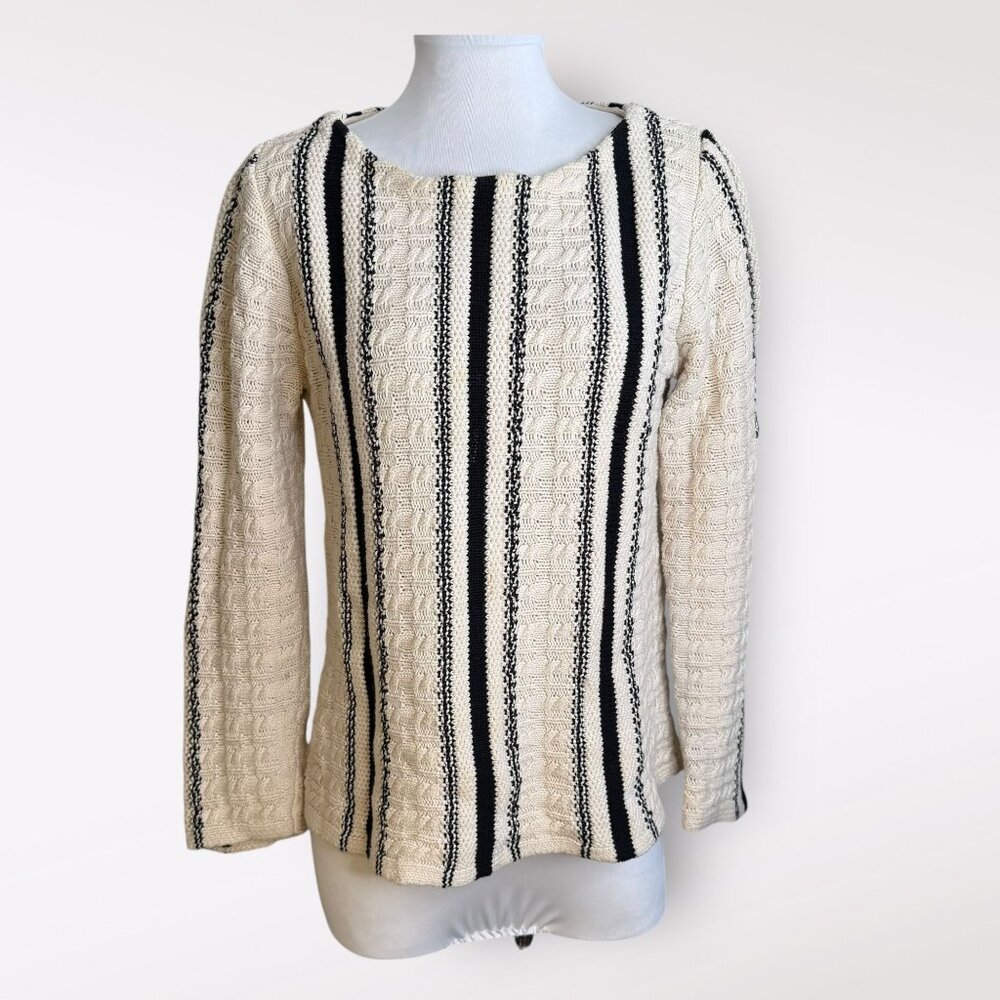 Skye's The Limit Striped Knit Sweater Medium